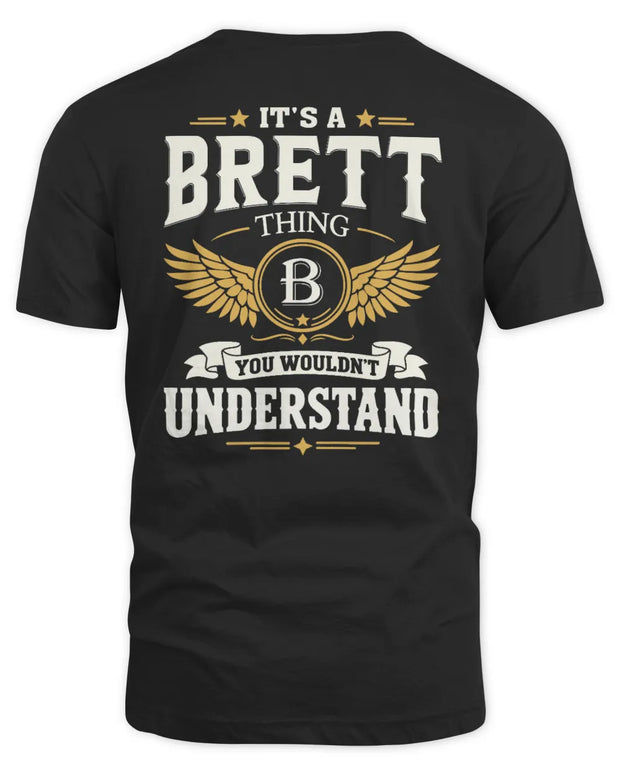 BRETT KT06-M008 It’s a [NAME] Thing – You Wouldn’t Understand | Personalized Vintage T-Shirt