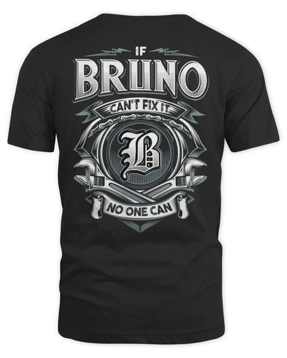 BRUNO AP81-K4-626 - Personalized Ahmed Quote Apparel “If Ahmed Can't Fix It, No One Can” - Unisex Standard T-Shirt - Black