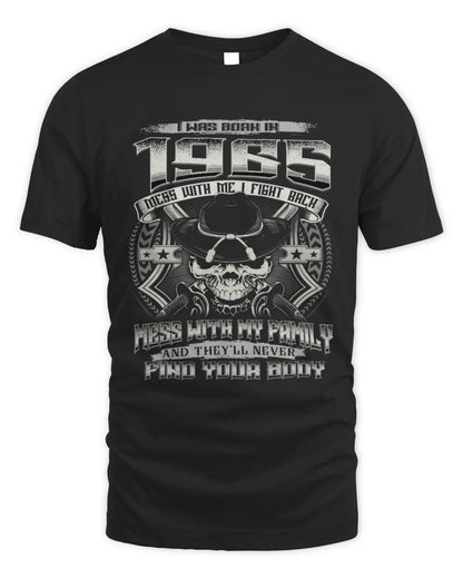 1965 HH89-K2 – Protective Family Quote T-Shirt - Unisex Standard T-Shirt - Black