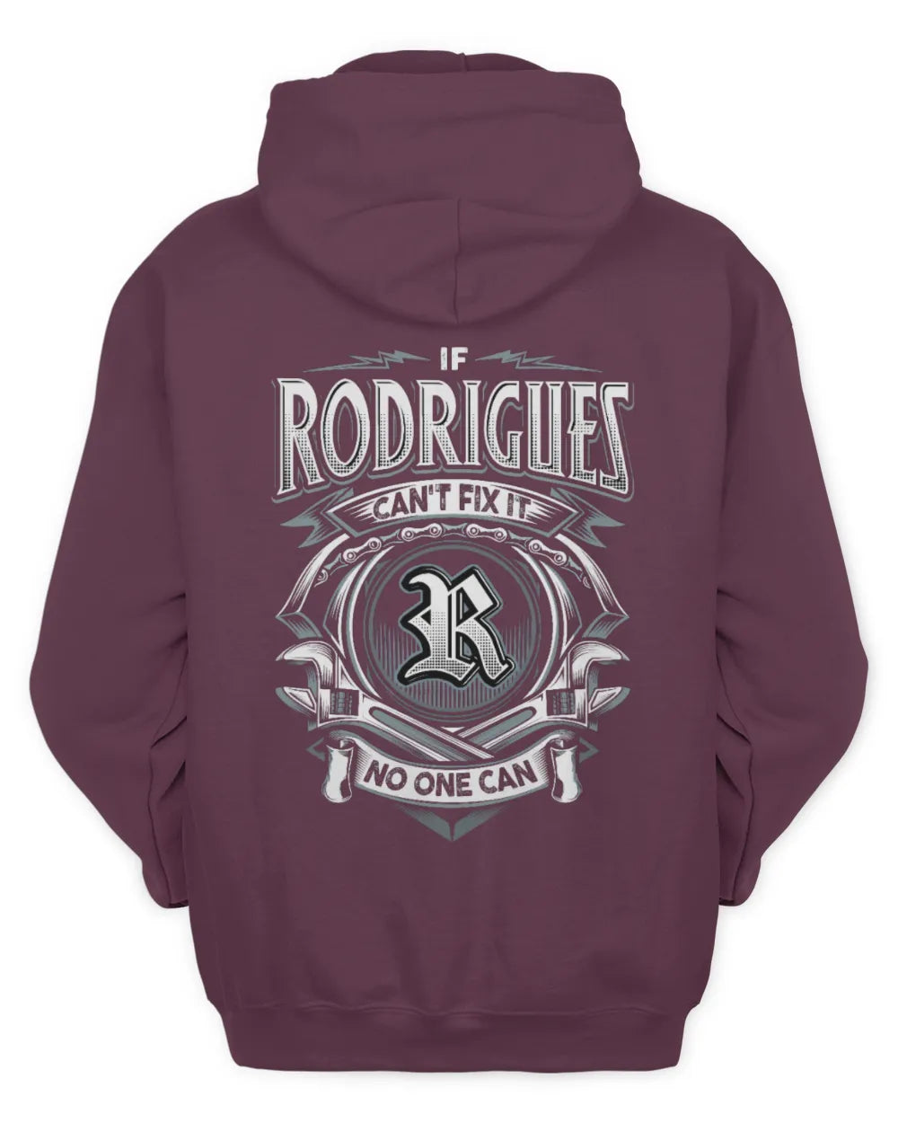 RODRIGUES AP81-K4-626 - Personalized Ahmed Quote Apparel “If Ahmed Can't Fix It, No One Can” - Unisex Hoodie - Maroon