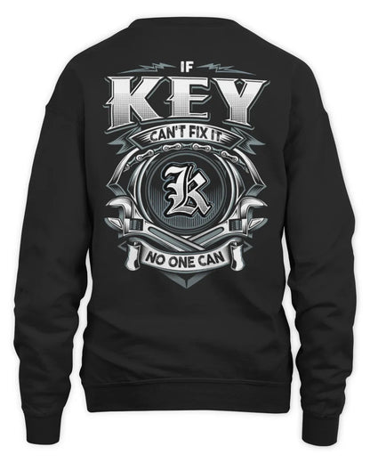 KEY AP81-K4-626 - Personalized Ahmed Quote Apparel “If Ahmed Can't Fix It, No One Can” - Unisex Sweatshirt - Black