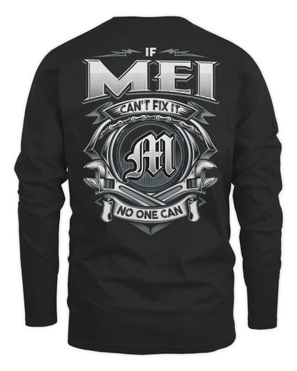MEI AP81-K4-626 - Personalized Ahmed Quote Apparel “If Ahmed Can't Fix It, No One Can” - Men's Long Sleeved T-Shirt - Black