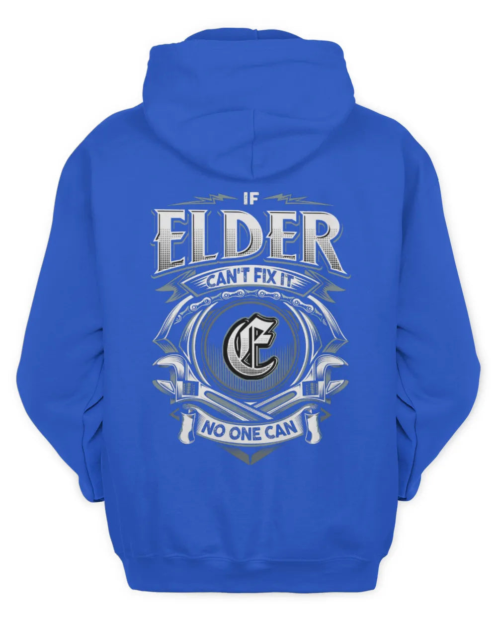 ELDER AP81-K4-626 - Personalized Ahmed Quote Apparel “If Ahmed Can't Fix It, No One Can” - Unisex Hoodie - Royal