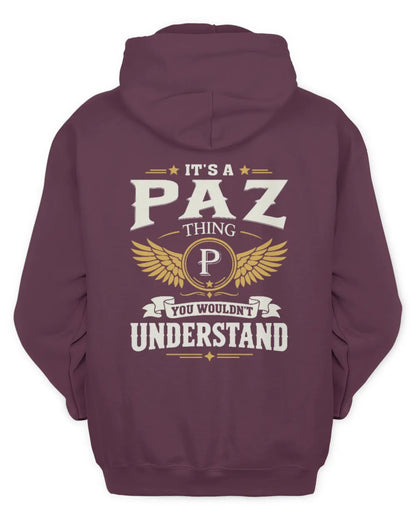 PAZ KT06-M008 It’s a [NAME] Thing – You Wouldn’t Understand | Personalized Vintage T-Shirt - Unisex Hoodie - Maroon