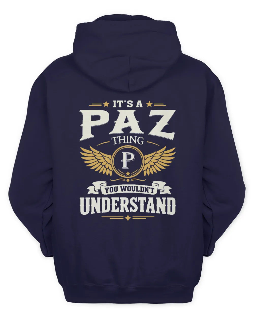 PAZ KT06-M008 It’s a [NAME] Thing – You Wouldn’t Understand | Personalized Vintage T-Shirt - Unisex Hoodie - Navy