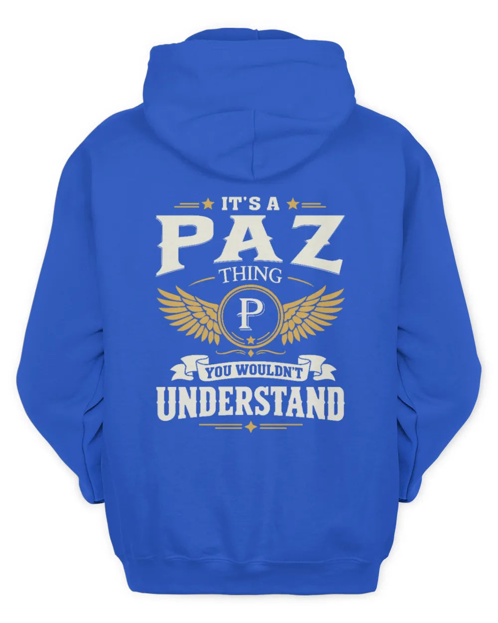 PAZ KT06-M008 It’s a [NAME] Thing – You Wouldn’t Understand | Personalized Vintage T-Shirt - Unisex Hoodie - Royal