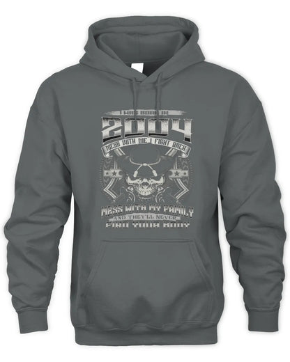 2004 HH89-K2 – Protective Family Quote T-Shirt - Unisex Hoodie - Charcoal