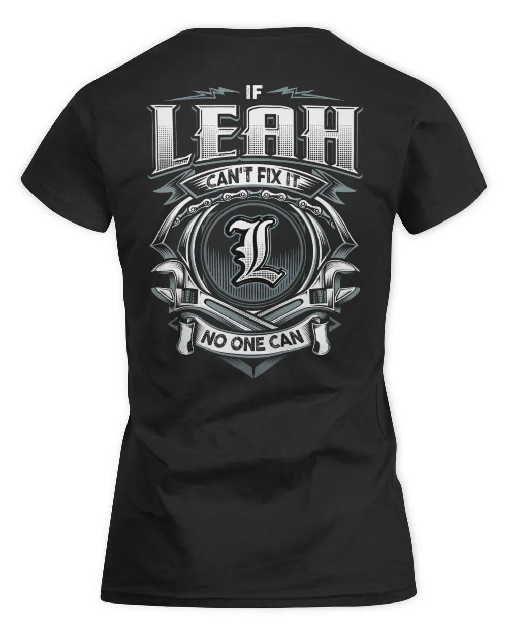 LEAH AP81-K4-626 - Personalized Ahmed Quote Apparel “If Ahmed Can't Fix It, No One Can” - Women's Standard T-Shirt - Black
