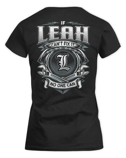 LEAH AP81-K4-626 - Personalized Ahmed Quote Apparel “If Ahmed Can't Fix It, No One Can” - Women's Standard T-Shirt - Black