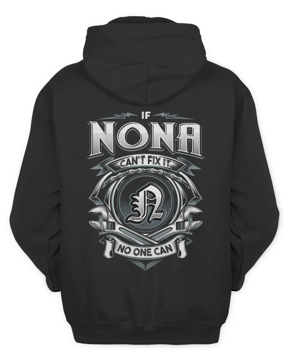 NONA AP81-K4-626 - Personalized Ahmed Quote Apparel “If Ahmed Can't Fix It, No One Can” - Unisex Hoodie - Black