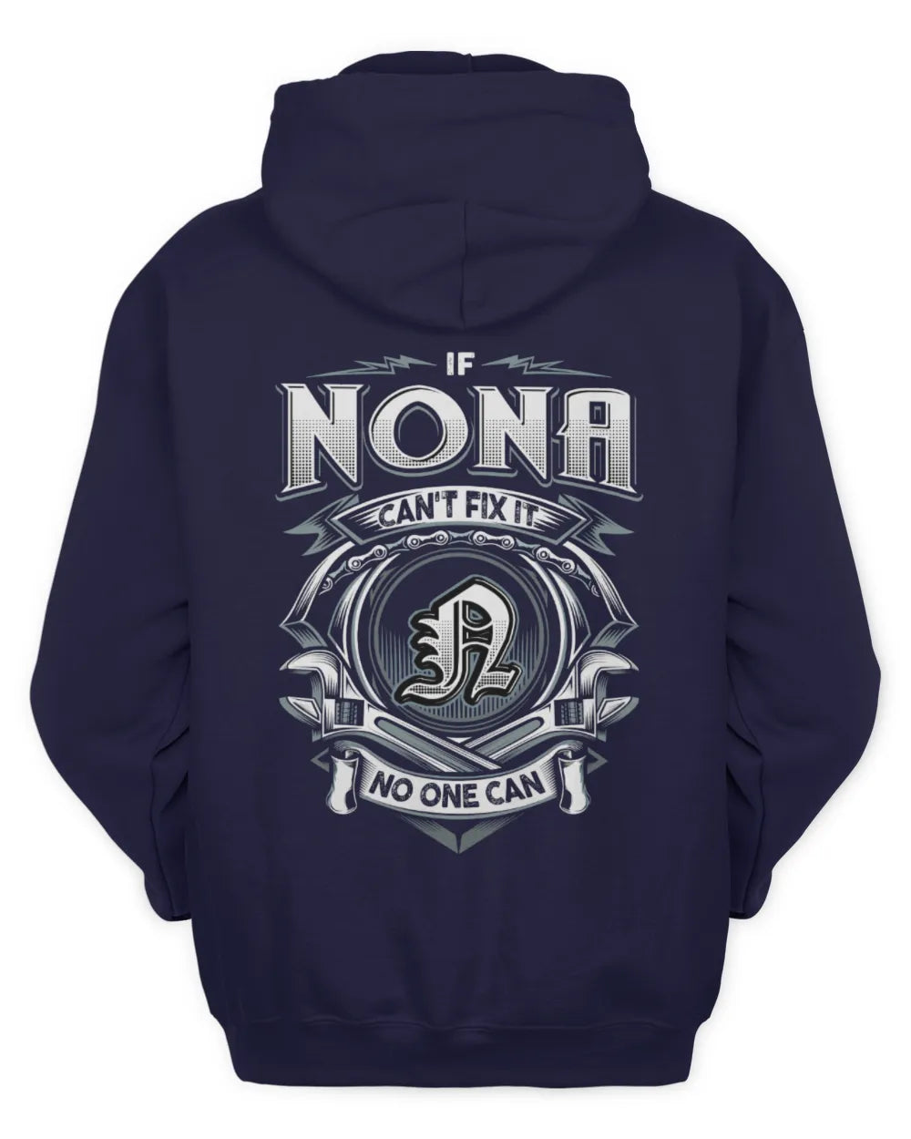 NONA AP81-K4-626 - Personalized Ahmed Quote Apparel “If Ahmed Can't Fix It, No One Can” - Unisex Hoodie - Navy