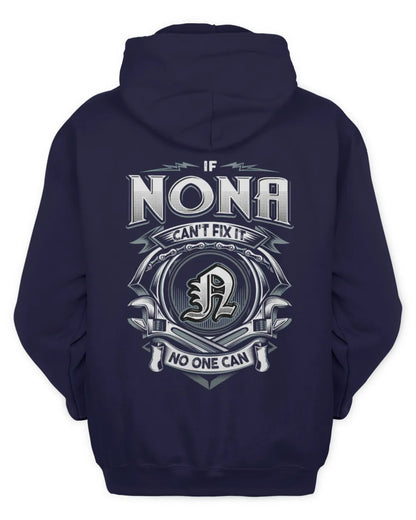 NONA AP81-K4-626 - Personalized Ahmed Quote Apparel “If Ahmed Can't Fix It, No One Can” - Unisex Hoodie - Navy