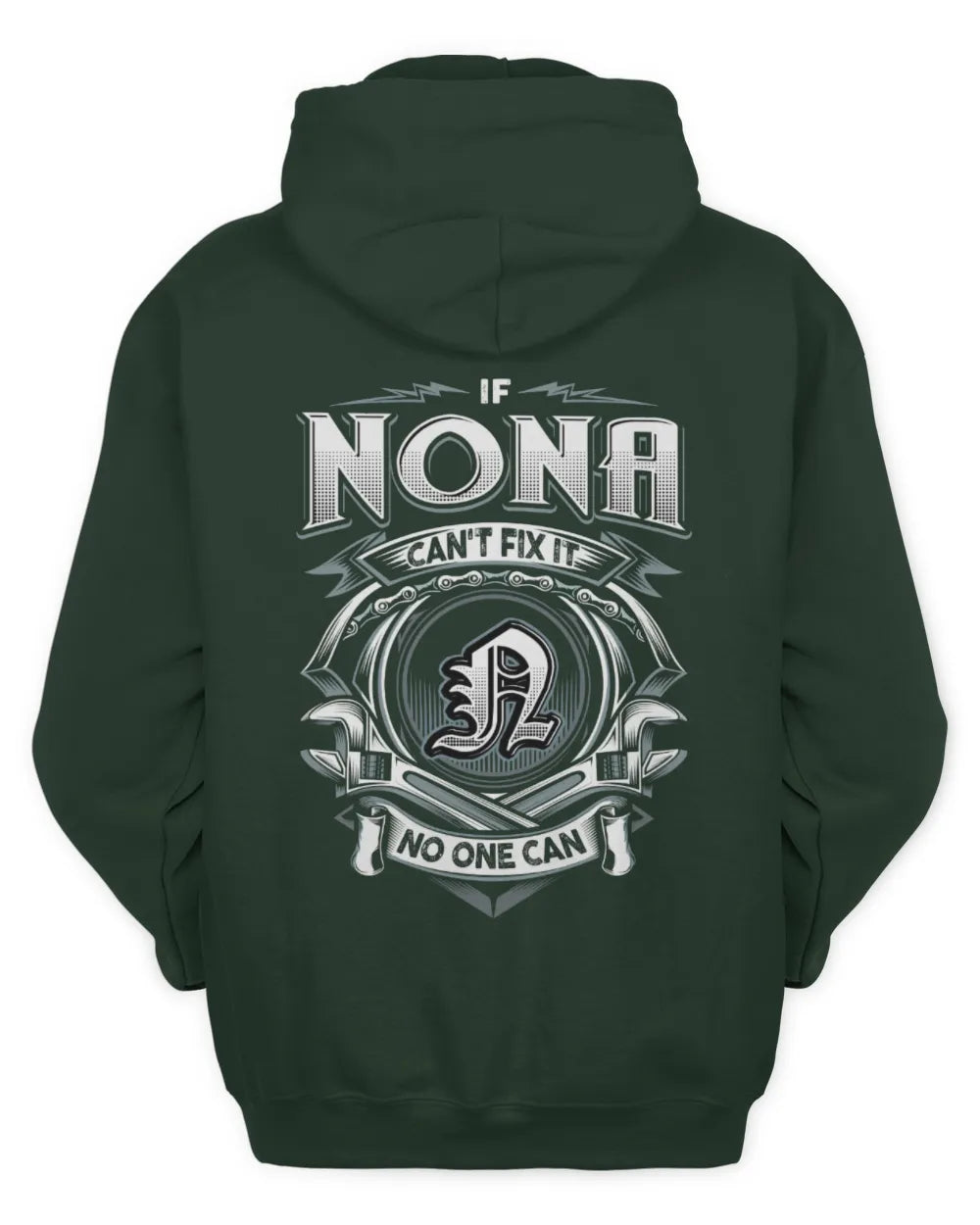 NONA AP81-K4-626 - Personalized Ahmed Quote Apparel “If Ahmed Can't Fix It, No One Can” - Unisex Hoodie - Forest Green