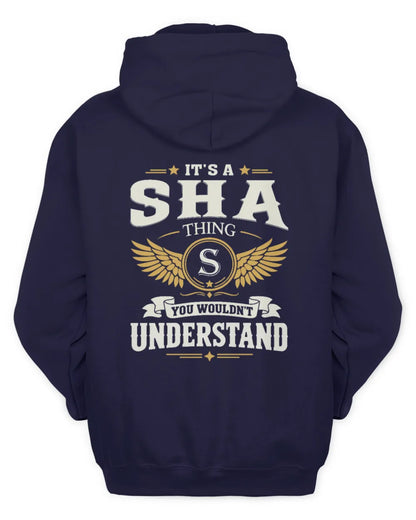 SHA KT06-M008 It’s a [NAME] Thing – You Wouldn’t Understand | Personalized Vintage T-Shirt - Unisex Hoodie - Navy
