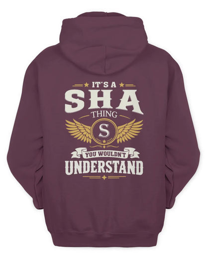 SHA KT06-M008 It’s a [NAME] Thing – You Wouldn’t Understand | Personalized Vintage T-Shirt - Unisex Hoodie - Maroon