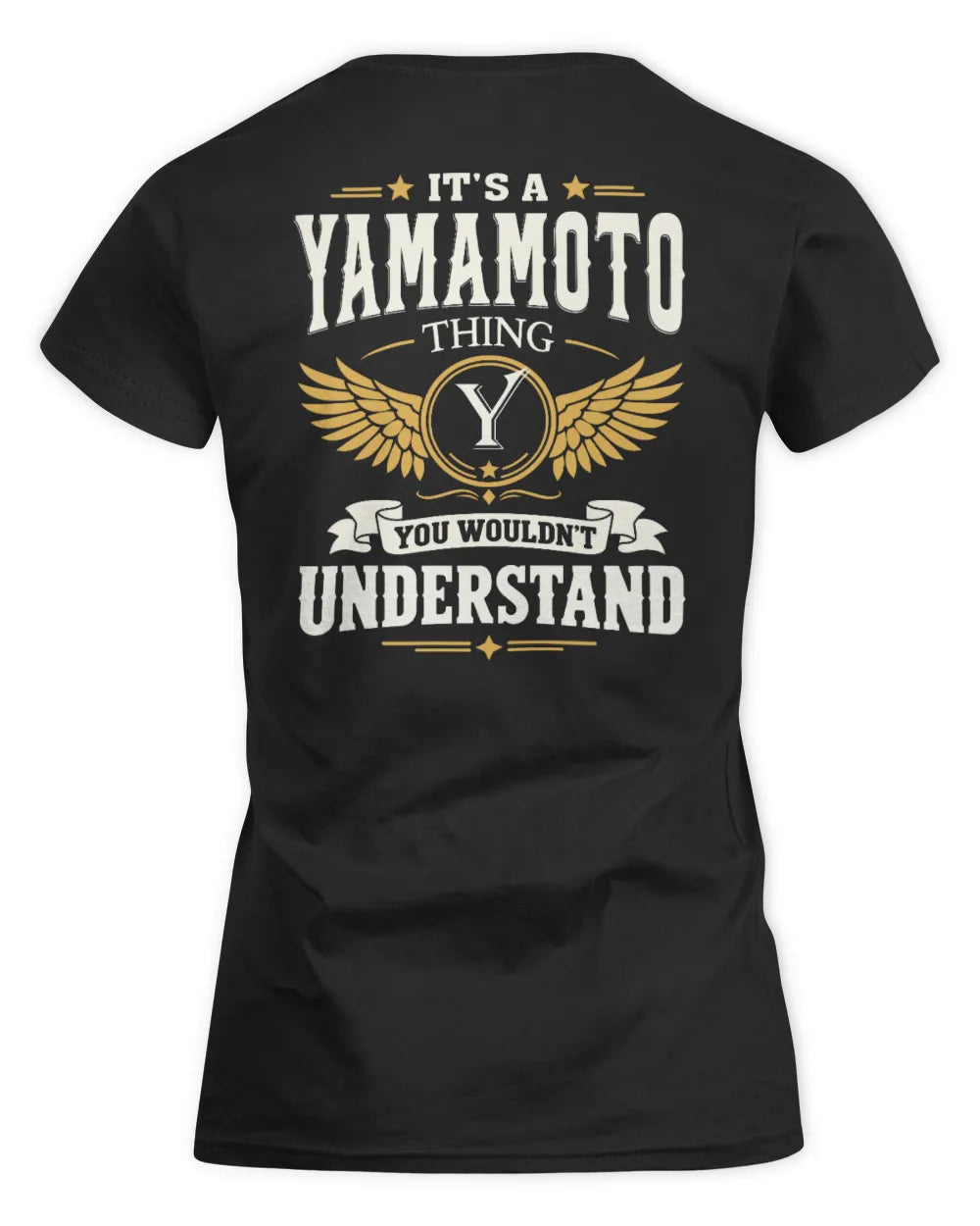 YAMAMOTO KT06-M008 It’s a [NAME] Thing – You Wouldn’t Understand | Personalized Vintage T-Shirt - Women's Standard T-Shirt - Black