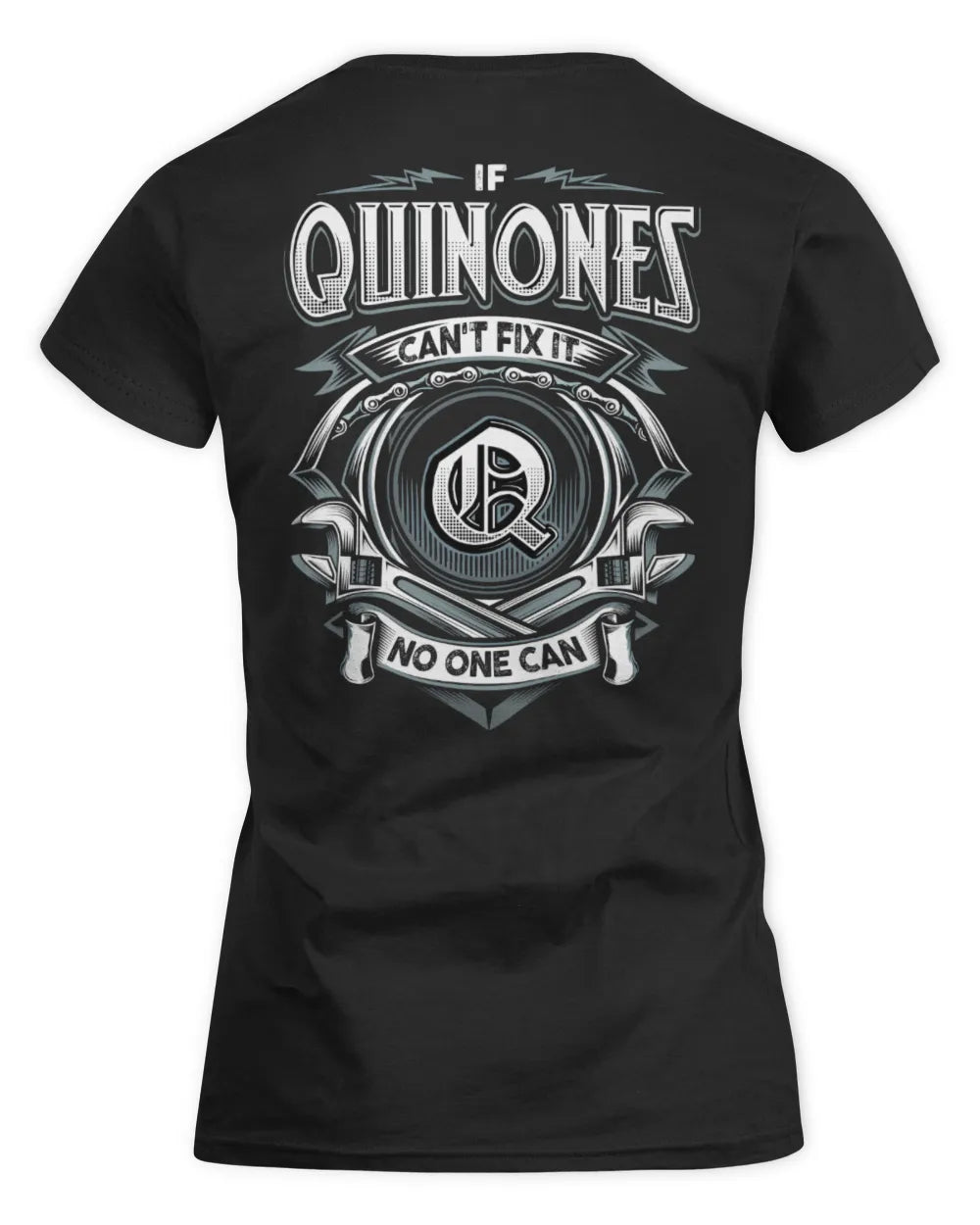QUINONES AP81-K4-626 - Personalized Ahmed Quote Apparel “If Ahmed Can't Fix It, No One Can” - Women's Standard T-Shirt - Black