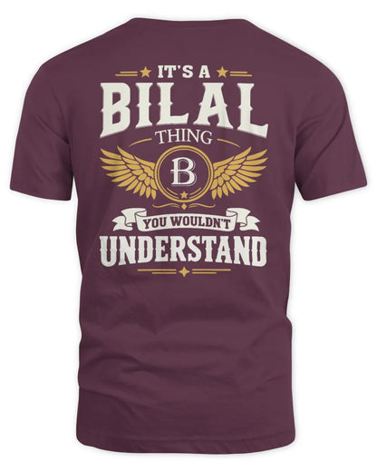 BILAL KT06-M008 It’s a [NAME] Thing – You Wouldn’t Understand | Personalized Vintage T-Shirt - Unisex Standard T-Shirt - Maroon