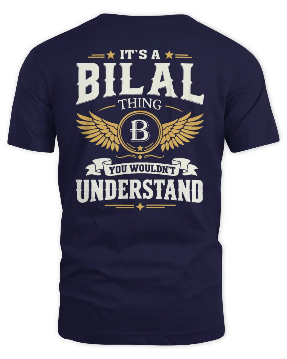 BILAL KT06-M008 It’s a [NAME] Thing – You Wouldn’t Understand | Personalized Vintage T-Shirt - Unisex Standard T-Shirt - Navy