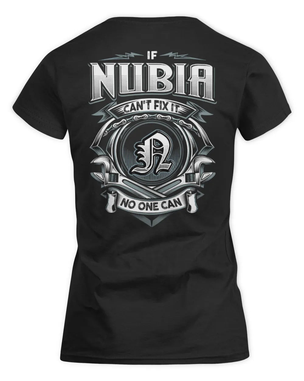 NUBIA AP81-K4-626 - Personalized Ahmed Quote Apparel “If Ahmed Can't Fix It, No One Can” - Women's Standard T-Shirt - Black