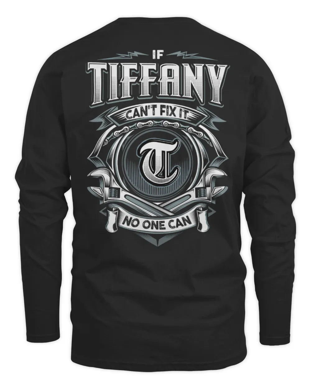 TIFFANY AP81-K4-626 - Personalized Ahmed Quote Apparel “If Ahmed Can't Fix It, No One Can” - Men's Long Sleeved T-Shirt - Black