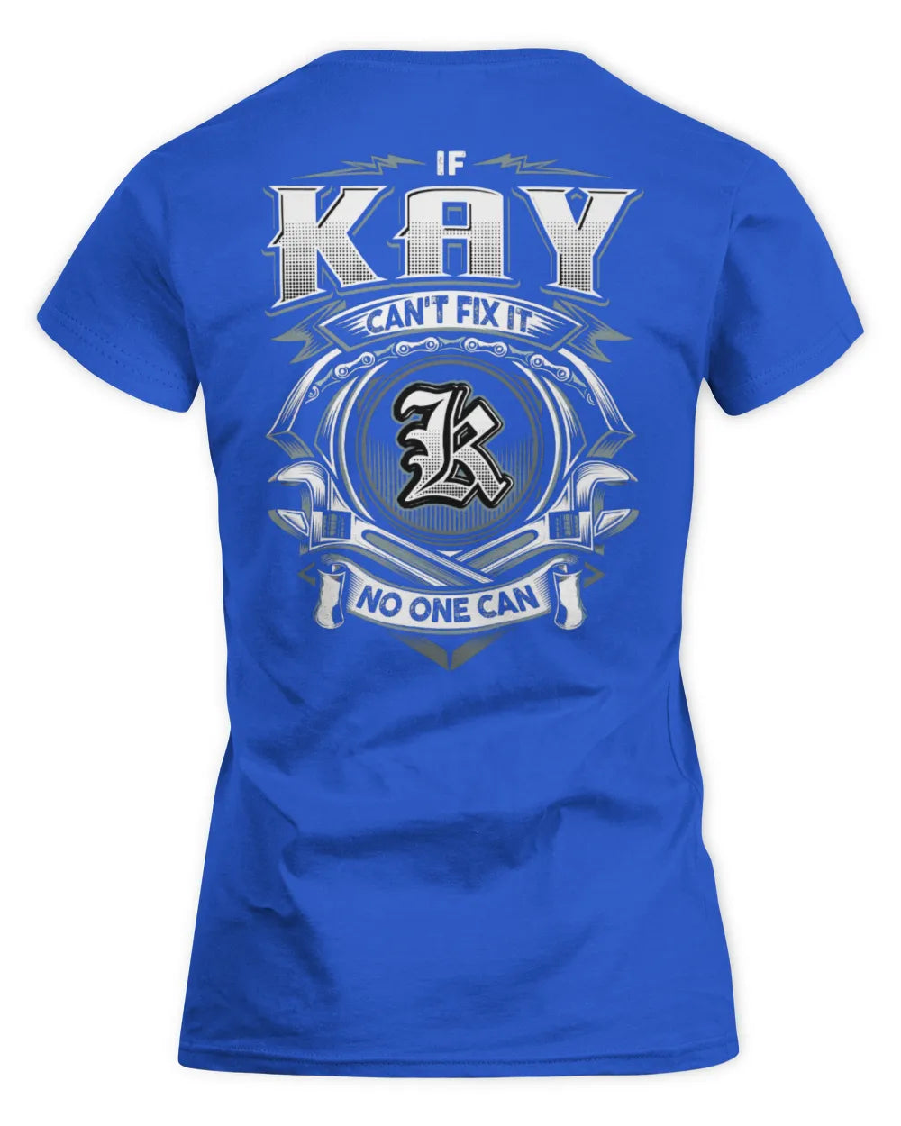 KAY AP81-K4-626 - Personalized Ahmed Quote Apparel “If Ahmed Can't Fix It, No One Can” - Women's Standard T-Shirt - Royal