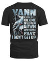 YANN AP62-K4-666 - Personalized Fierce Wolf Quote Apparel “If You Kick Me When I’m Down, You Better Pray I Don’t Get Up”