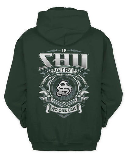 SHU AP81-K4-626 - Personalized Ahmed Quote Apparel “If Ahmed Can't Fix It, No One Can” - Unisex Hoodie - Forest Green