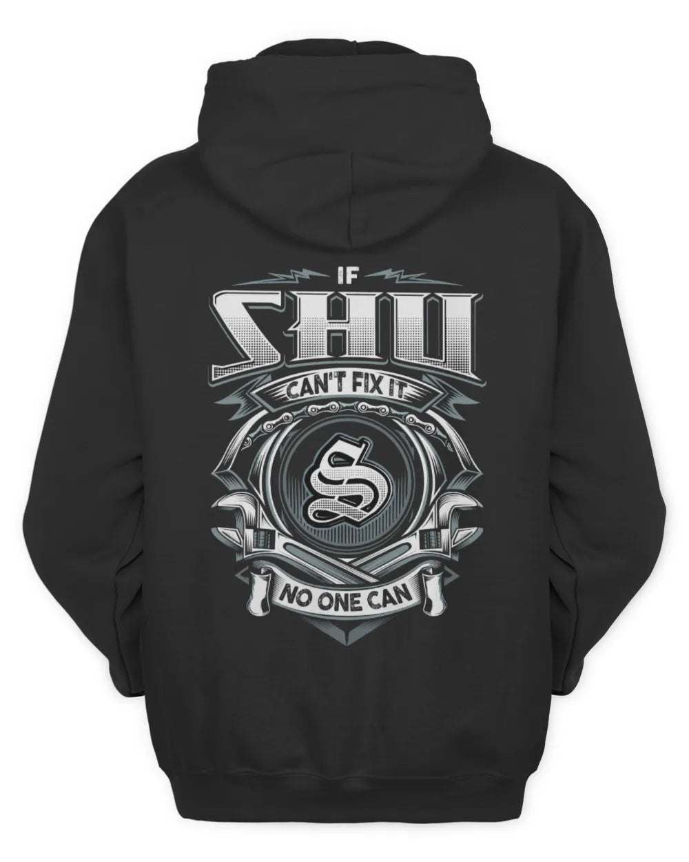SHU AP81-K4-626 - Personalized Ahmed Quote Apparel “If Ahmed Can't Fix It, No One Can” - Unisex Hoodie - Black
