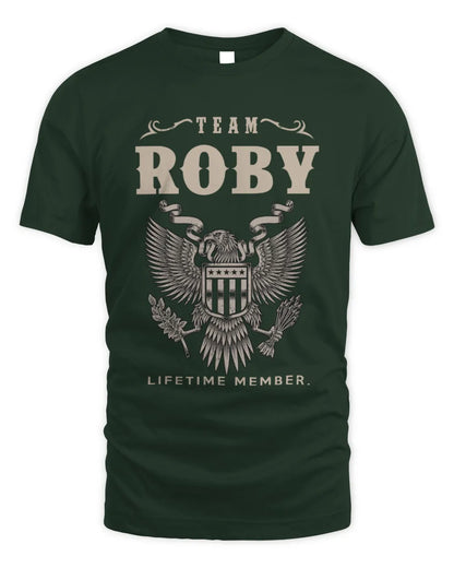 ROBY TP06-K82 – Personalized Classic Style Apparel “Team NAME Lifetime Member” - Unisex Standard T-Shirt - Forest Green
