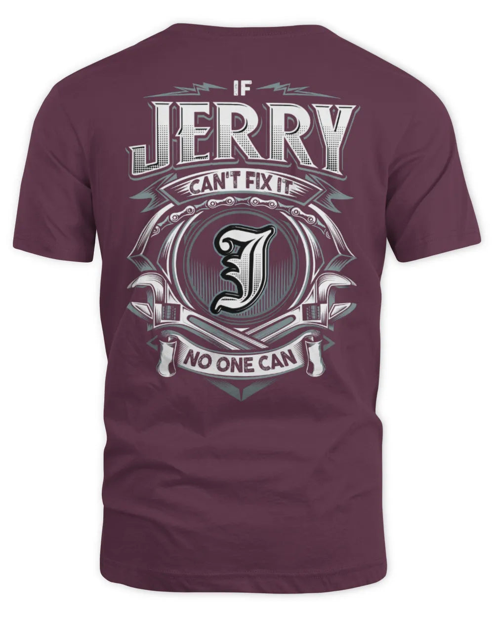JERRY AP81-K4-626 - Personalized Ahmed Quote Apparel “If Ahmed Can't Fix It, No One Can” - Unisex Standard T-Shirt - Maroon