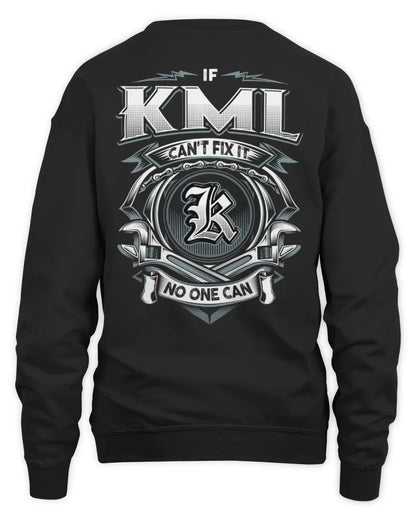 KML AP81-K4-626 - Personalized Ahmed Quote Apparel “If Ahmed Can't Fix It, No One Can” - Unisex Sweatshirt - Black
