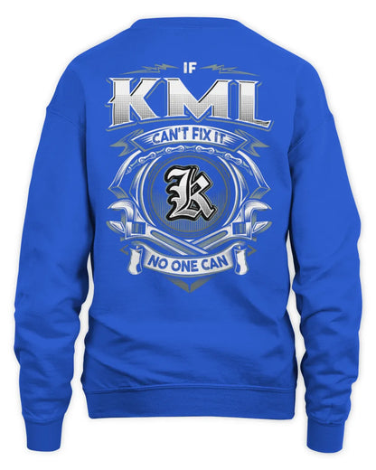 KML AP81-K4-626 - Personalized Ahmed Quote Apparel “If Ahmed Can't Fix It, No One Can” - Unisex Sweatshirt - Royal