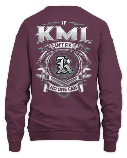 KML AP81-K4-626 - Personalized Ahmed Quote Apparel “If Ahmed Can't Fix It, No One Can” - Unisex Sweatshirt - Maroon