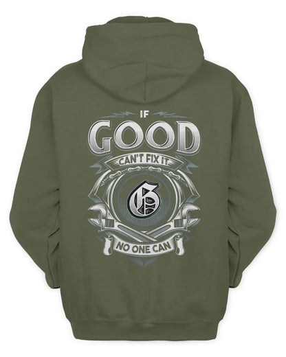 GOOD AP81-K4-626 - Personalized Ahmed Quote Apparel “If Ahmed Can't Fix It, No One Can” - Unisex Hoodie - Military Green