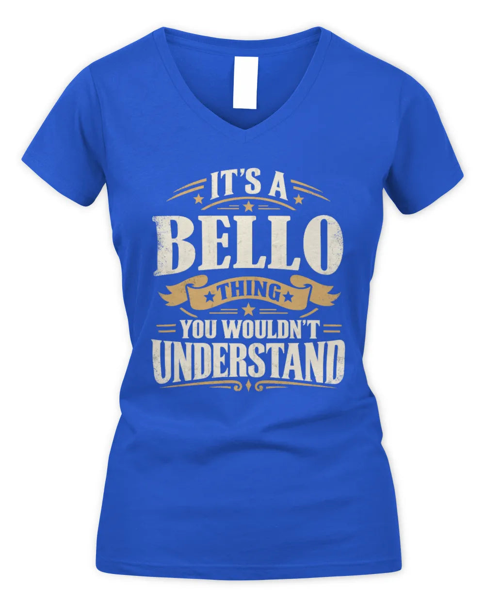 BELLO P08 TH51 - Personalized “It’s a/an [NAME] Thing – You Wouldn’t Understand” Shirt - Women's V-Neck T-Shirt - Royal