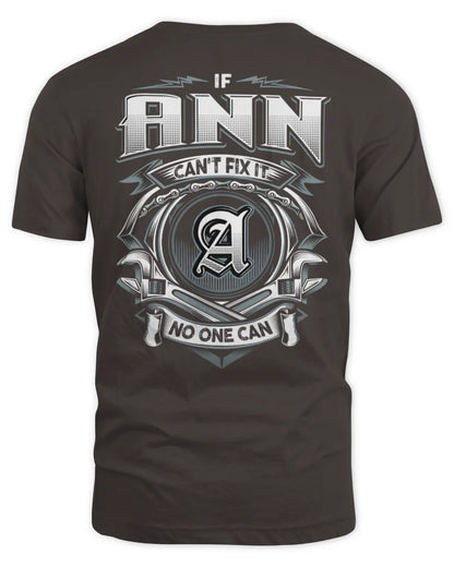 ANN AP81-K4-626 - Personalized Ahmed Quote Apparel “If Ahmed Can't Fix It, No One Can” - Unisex Standard T-Shirt - Dark Chocolate