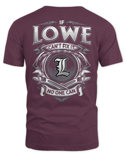 LOWE AP81-K4-626 - Personalized Ahmed Quote Apparel “If Ahmed Can't Fix It, No One Can” - Unisex Standard T-Shirt - Maroon