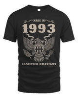 1993 HH89-K2 – Classic Birth Year Limited Edition T-Shirt - Unisex Standard T-Shirt - Black