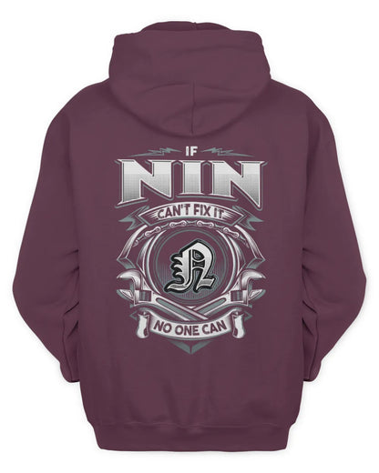 NIN AP81-K4-626 - Personalized Ahmed Quote Apparel “If Ahmed Can't Fix It, No One Can” - Unisex Hoodie - Maroon