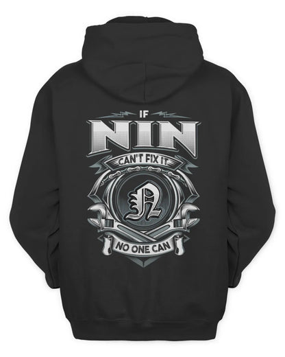 NIN AP81-K4-626 - Personalized Ahmed Quote Apparel “If Ahmed Can't Fix It, No One Can” - Unisex Hoodie - Black