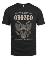 OROZCO TP06-K82 – Personalized Classic Style Apparel “Team NAME Lifetime Member” - Unisex Standard T-Shirt - Black