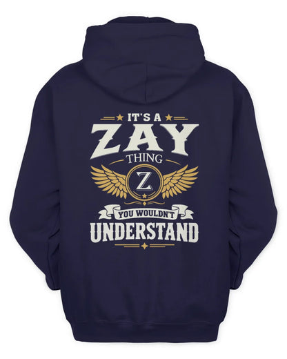 ZAY KT06-M008 It’s a [NAME] Thing – You Wouldn’t Understand | Personalized Vintage T-Shirt - Unisex Hoodie - Navy