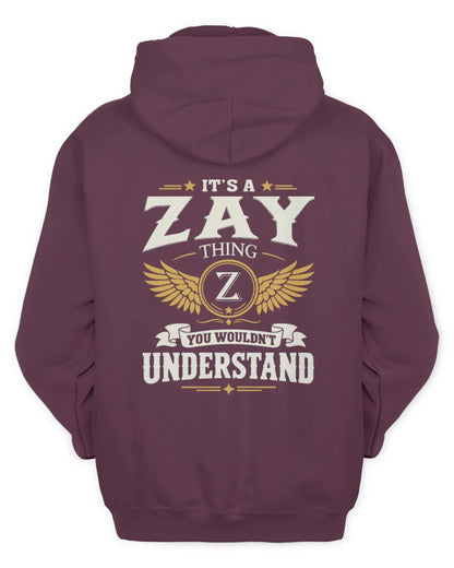 ZAY KT06-M008 It’s a [NAME] Thing – You Wouldn’t Understand | Personalized Vintage T-Shirt - Unisex Hoodie - Maroon
