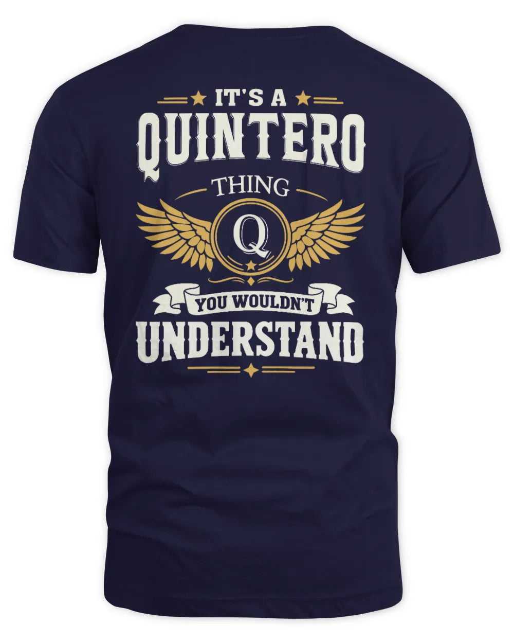 QUINTERO KT06-M008 It’s a [NAME] Thing – You Wouldn’t Understand | Personalized Vintage T-Shirt - Unisex Standard T-Shirt - Navy