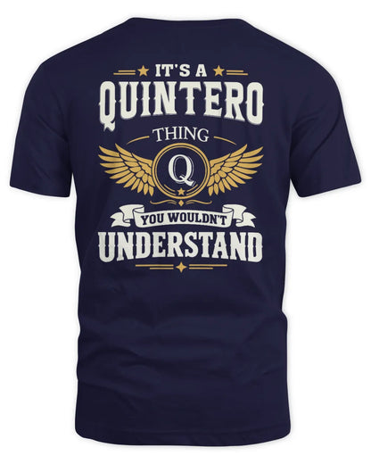 QUINTERO KT06-M008 It’s a [NAME] Thing – You Wouldn’t Understand | Personalized Vintage T-Shirt - Unisex Standard T-Shirt - Navy