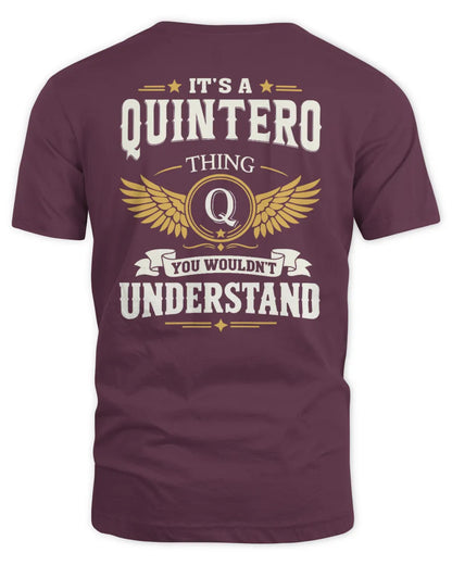 QUINTERO KT06-M008 It’s a [NAME] Thing – You Wouldn’t Understand | Personalized Vintage T-Shirt - Unisex Standard T-Shirt - Maroon