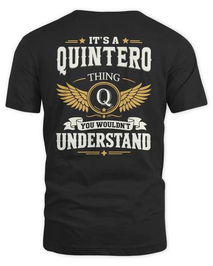 QUINTERO KT06-M008 It’s a [NAME] Thing – You Wouldn’t Understand | Personalized Vintage T-Shirt - Unisex Standard T-Shirt - Black