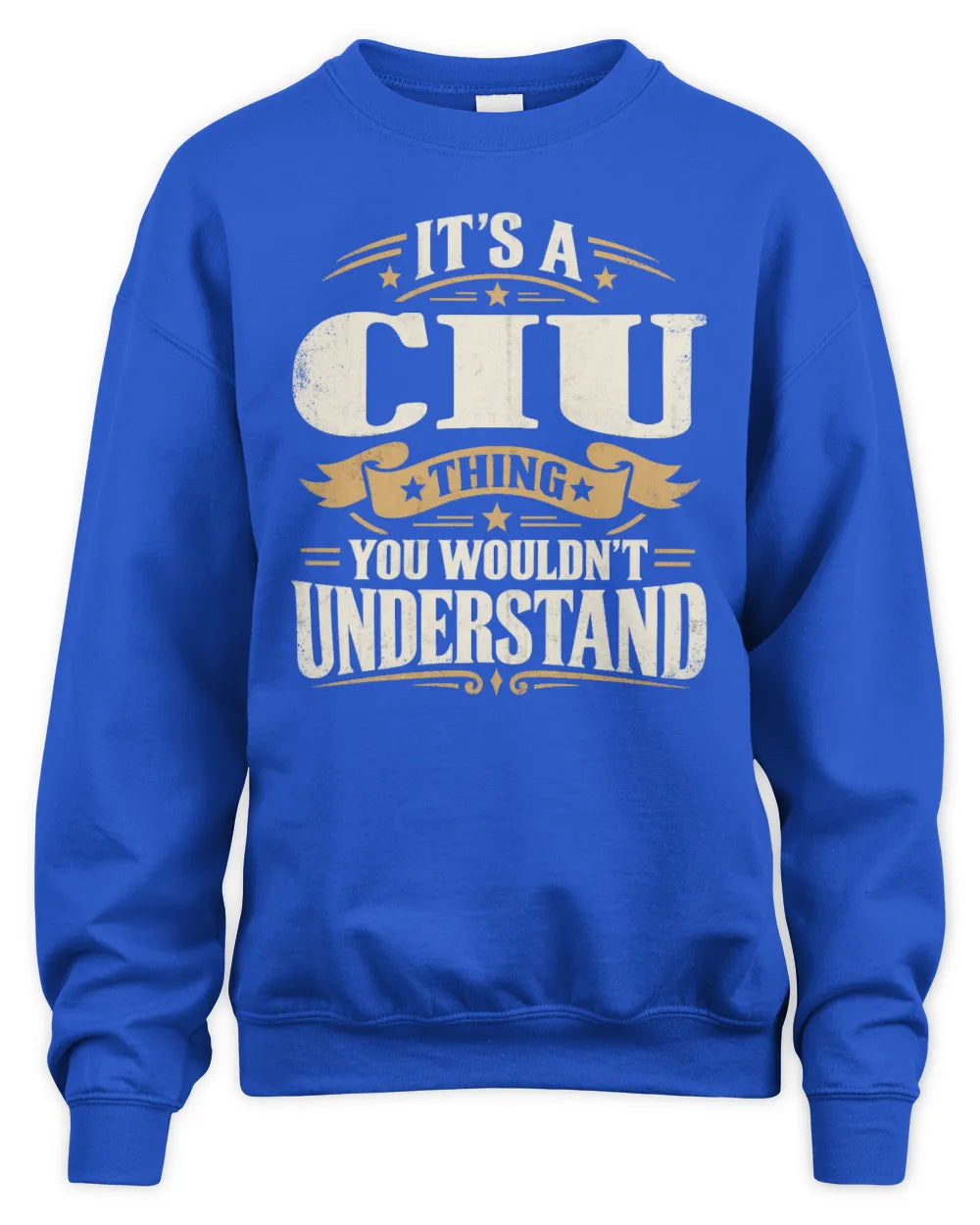 CIU P08 TH51 - Personalized “It’s a/an [NAME] Thing – You Wouldn’t Understand” Shirt - Unisex Sweatshirt - Royal