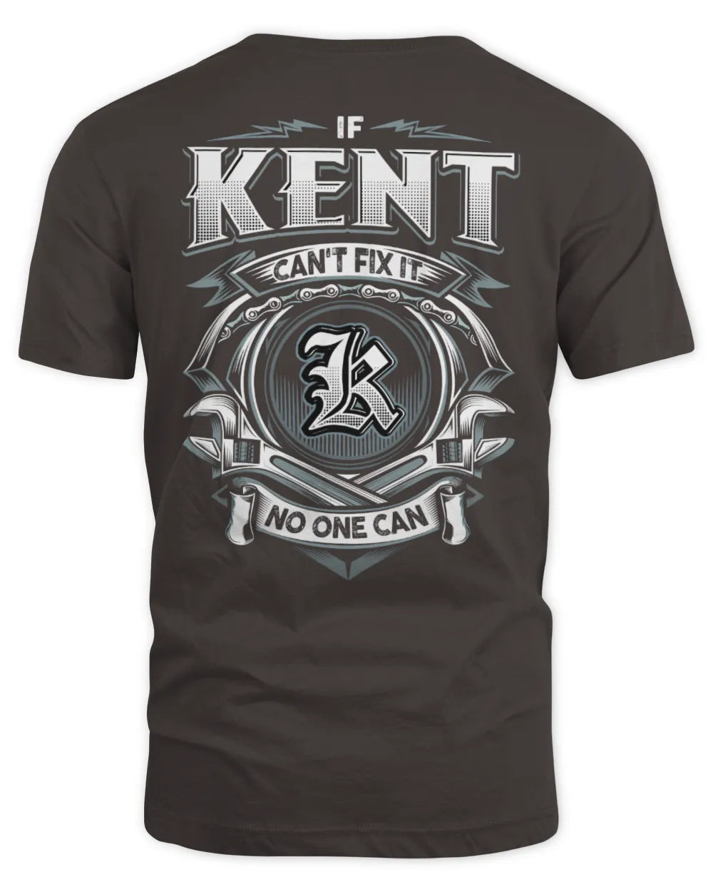 KENT AP81-K4-626 - Personalized Ahmed Quote Apparel “If Ahmed Can't Fix It, No One Can” - Unisex Standard T-Shirt - Dark Chocolate